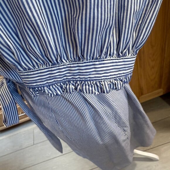 Lilly Pulitzer Dress, Blue and White Striped, ADORABLE!!!! SIZE 12, EUC. - Picture 6 of 16